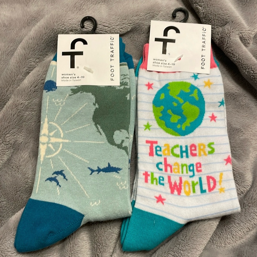 Foot traffic socks